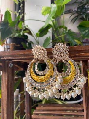 Kundan Studded Pearl Earring