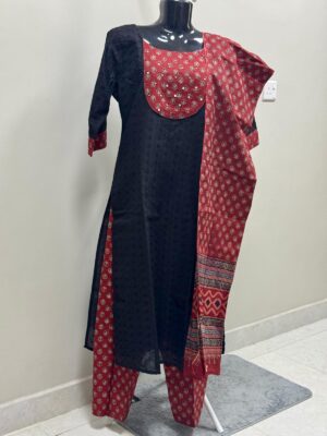 Ajrak cotton Churidhar