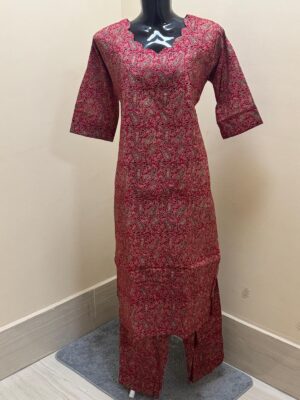 Ajrak Kurti set