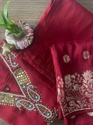 Roman Silk Churidhar set